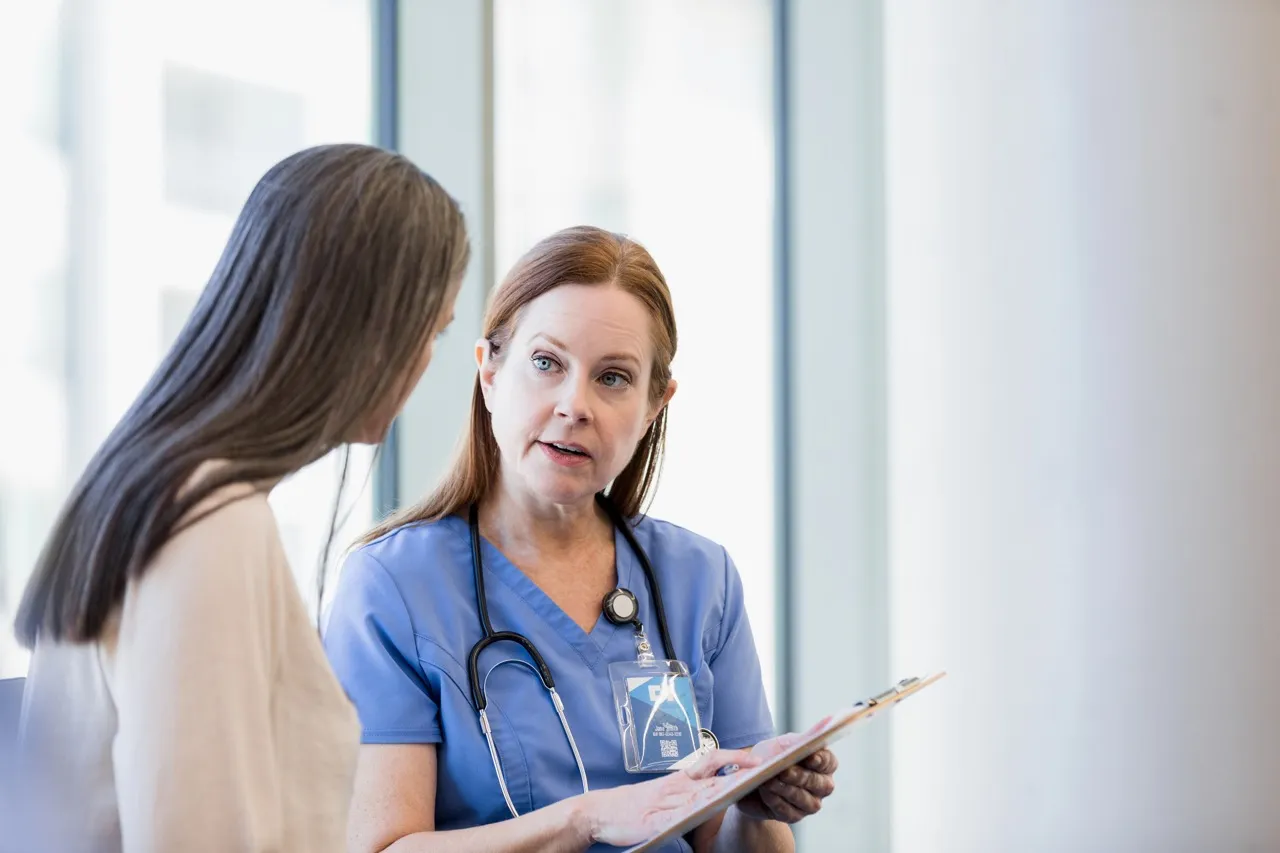 Consultation between doctor and patient